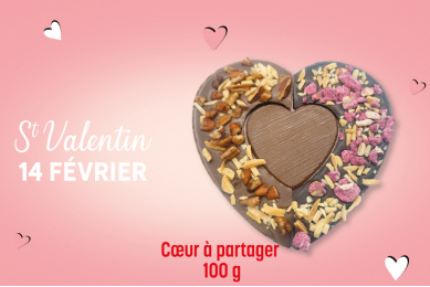 Joyeuse Saint Valentin à nos amoureux … du chocolat !